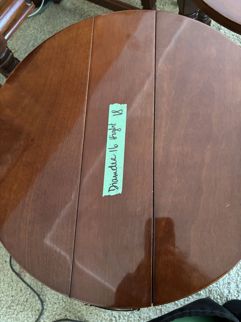 Vintage 1960s 3-Piece Nesting Mahogany Side Tables - image 3 of 10