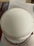 White Enamelware Kitchen Items with Red Trim - thumbnail 11 of 12