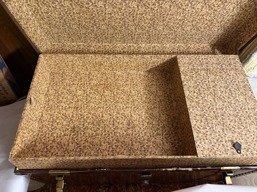 Brown Storage Trunk - image 9 of 14