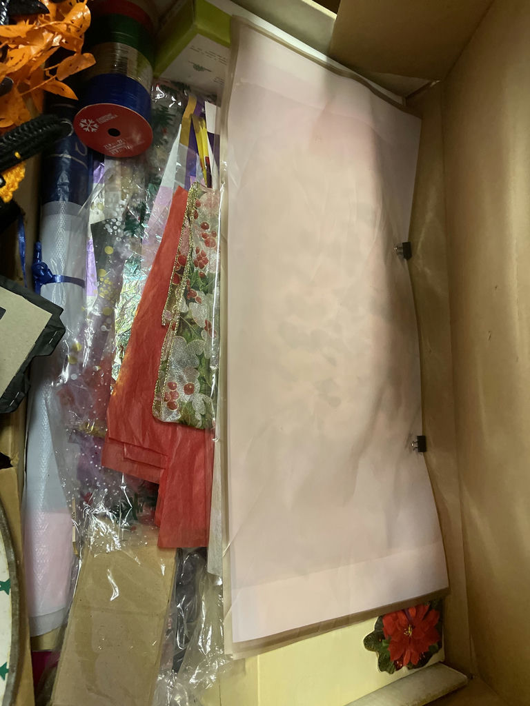Assorted Vintage Christmas, Holiday Decorations and Gift Wrapping Supplies - image 17 of 18