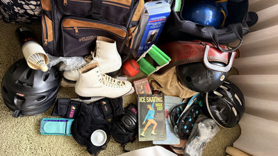 Ice Skating Equipment, Bowling and Protective Gear Lot - Image 1 of 12