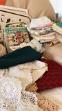 Assorted Vintage Linens and Decorative Household Items - thumbnail 5 of 19