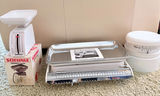 Vintage Salter Kitchen Scale and Assorted Kitchen Food Saver Containers - thumbnail 1 of 9
