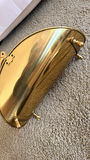 Brass Fireplace Tool Set with Stand and Wood Log Basket - thumbnail 6 of 7