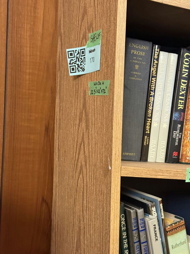 Wood Veneer Six-Shelf Bookcase ONLY - image 1 of 4