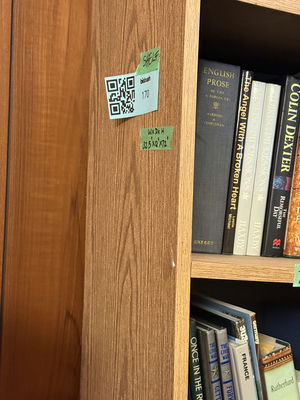 Wood Veneer Six-Shelf Bookcase ONLY - Image 1 of 4