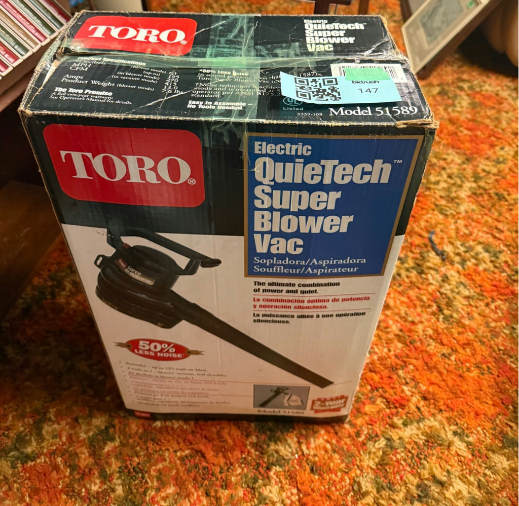 Toro Electric QuietTech Super Blower Vac - image 1 of 10