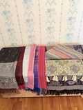Assorted Decorative Scarves, Shawls, and Textile Pieces - thumbnail 5 of 6