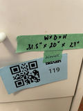 White Three-Drawer Storage Cabinet - thumbnail 4 of 4