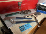 Metal Toolbox with Hand Tools - thumbnail 2 of 10