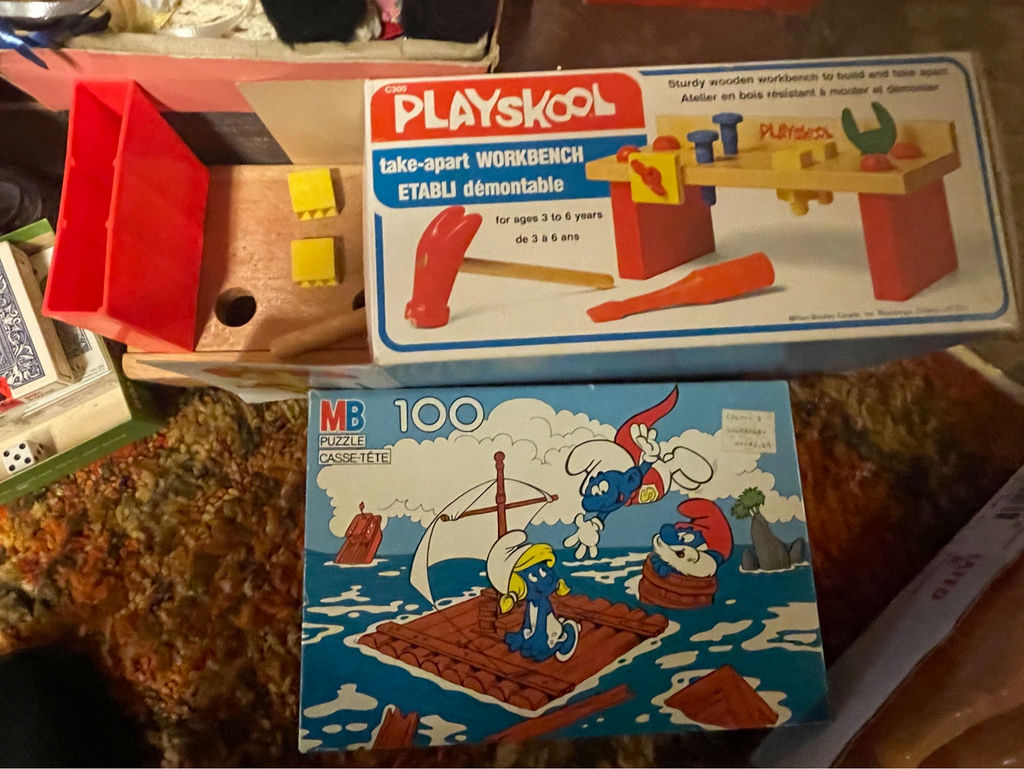 Vintage Regulation Dartboard Set, Dominoes, Playing Cards, and Assorted Games & Dolls - image 12 of 18