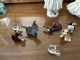 Decorative Figurines, Glass Frame, Ceramic Swan, and Crochet Item - thumbnail 10 of 15