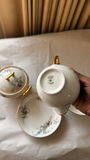 Limoges France Floral China Tea Cup & Dessert Set - thumbnail 18 of 19
