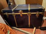 Vintage McBrine Strongbox Wooden Storage Trunk - thumbnail 2 of 16