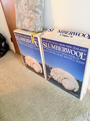 Slumberwool Premium Wool Mattress Overlays & Seat Cushion - Image 1 of 7