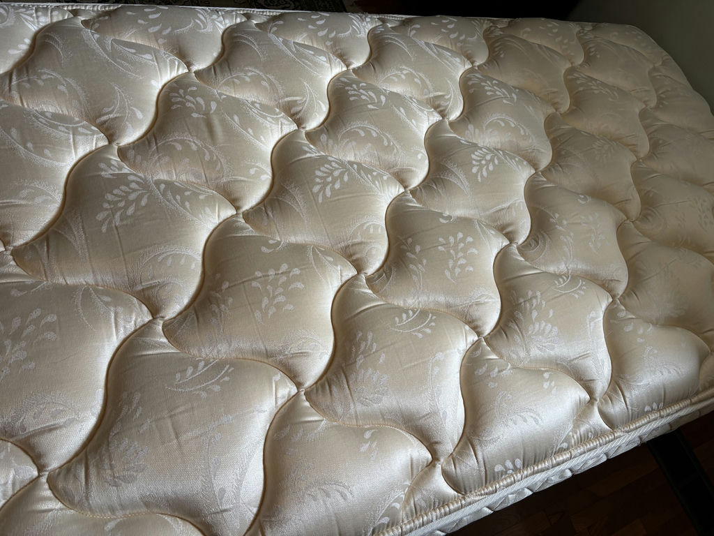 Twin Mattress and Metal Bed Frame - image 2 of 7