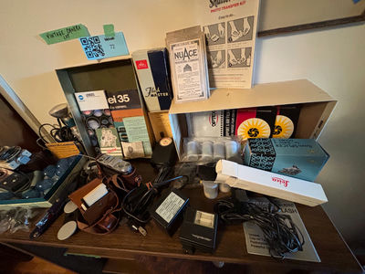 Vintage Camera Accessories and Photography Equipment Lot - Image 1 of 25