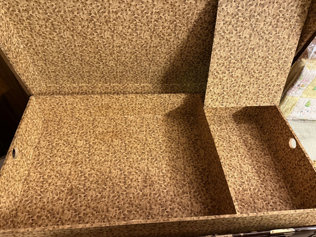 Brown Storage Trunk - image 10 of 14