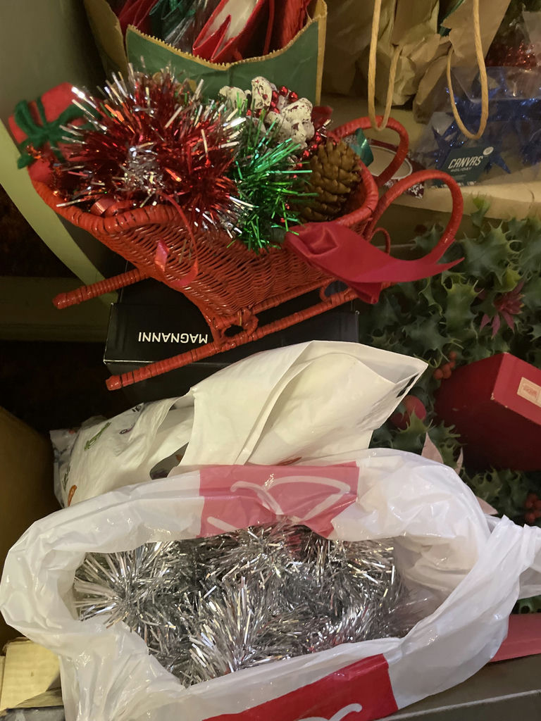 Assorted Vintage Christmas, Holiday Decorations and Gift Wrapping Supplies - image 13 of 18