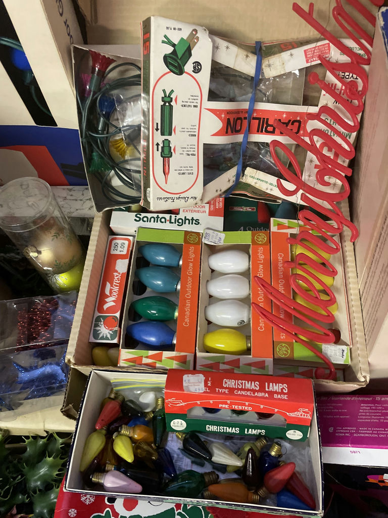 Assorted Vintage Christmas, Holiday Decorations and Gift Wrapping Supplies - image 7 of 18