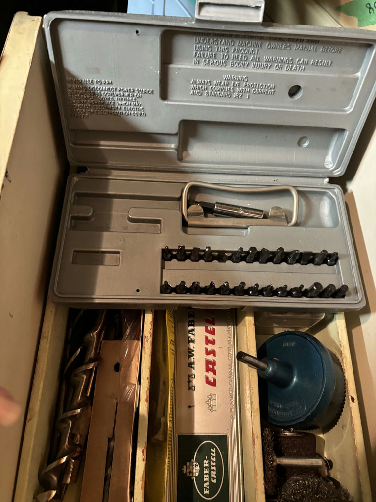 Assorted Hand Tools, Drill Bits, Clamps, and Auger Bits - image 3 of 12