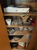 Vintage Electric Hot Plate, Glass Vases, Storage Jars, and Kitchenware Assortment - thumbnail 1 of 7