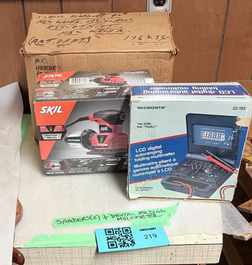 Skil Palm Sanders and Micronta Digital Multimeter - image 1 of 17