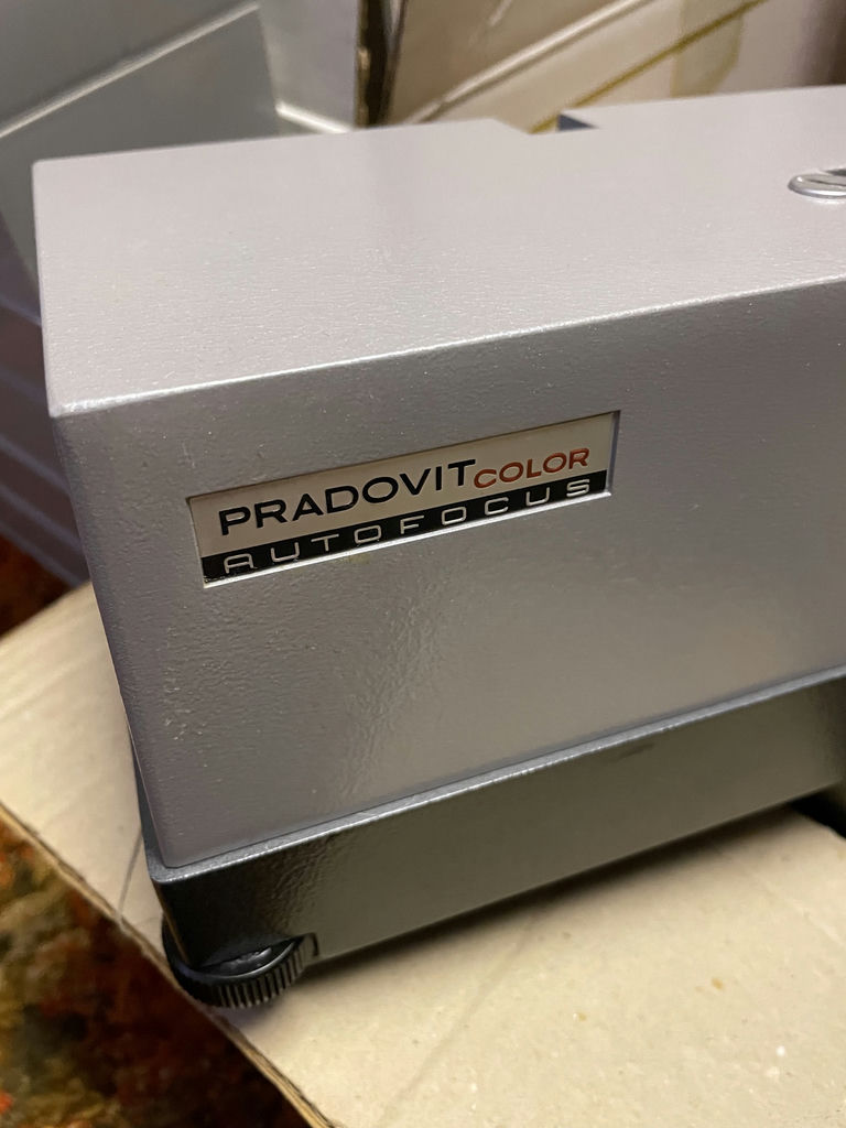 Two Leitz Pradovit Color Autofocus Slide Projector and Slide Containers/Accessories - image 3 of 12