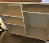White Dresser and Storage Shelf Unit - thumbnail 6 of 7