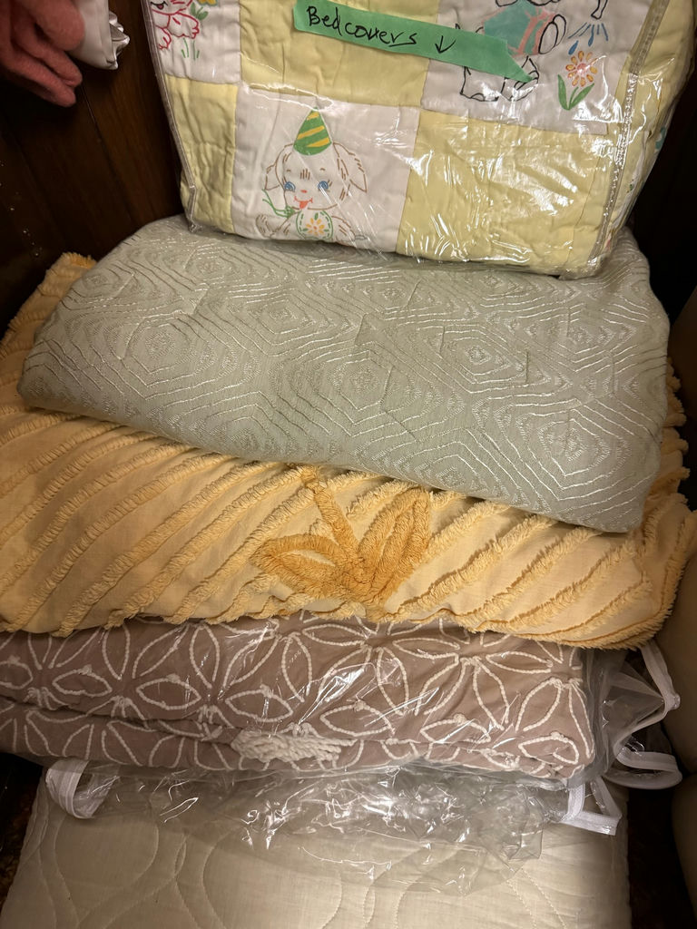 Assorted Bedding Items Including Comforter, Quilts, and Blankets - image 5 of 6