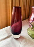 Collection of Colored Glass Vases and Decorative Jar - thumbnail 4 of 9