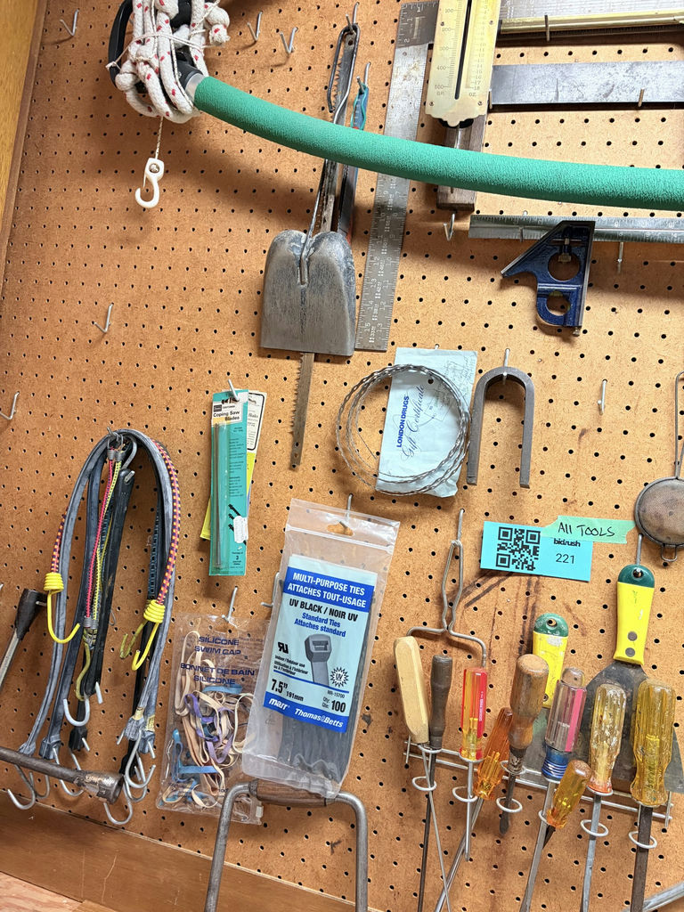 Assorted Hand Tools, Hardware Organizer, and Workshop Supplies - image 5 of 7