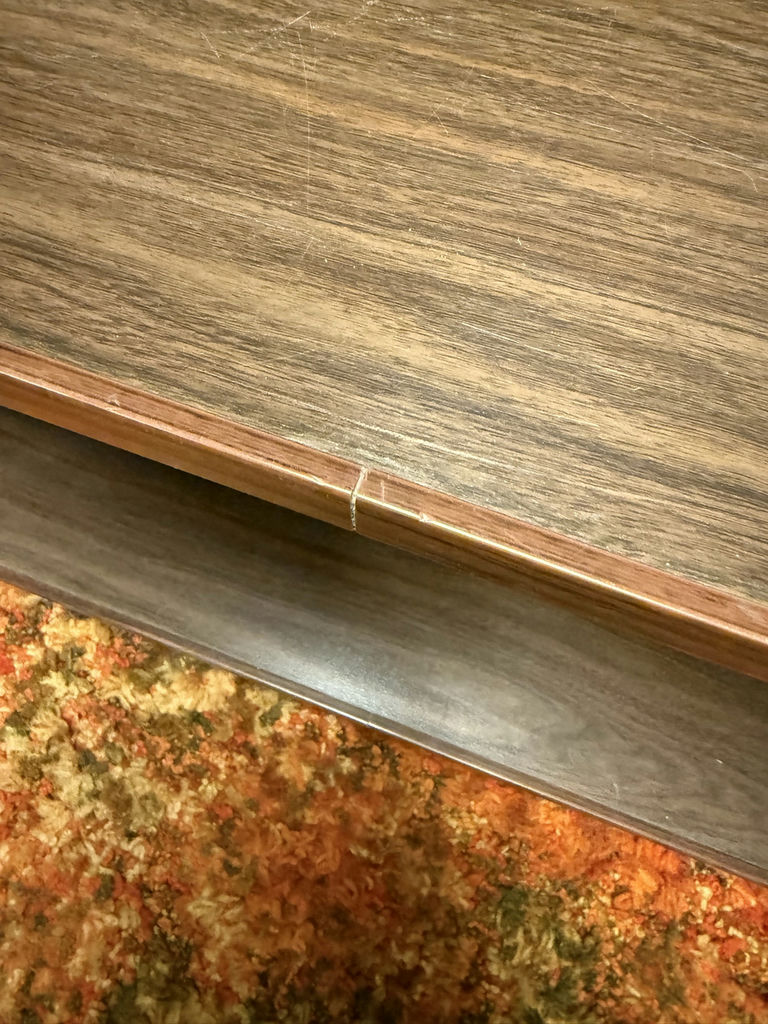 Woodgrain Laminate Side Table with Lower Shelf - image 5 of 10