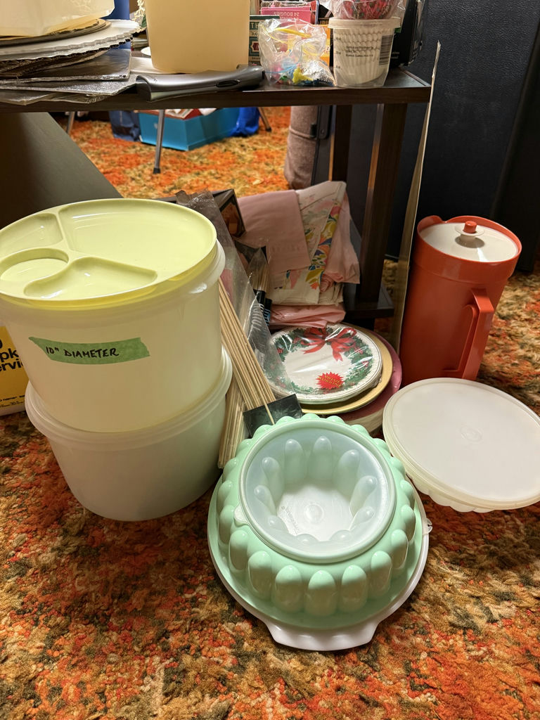 Assorted Baking and Party Picnic Supplies with Plastic Containers - image 2 of 8