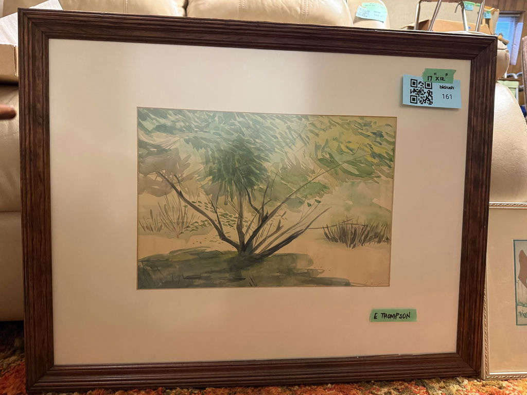 Framed Landscape Watercolor and Framed Print - image 2 of 16