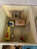 Vintage Hand-Made Dollhouse with Accessories - thumbnail 12 of 17