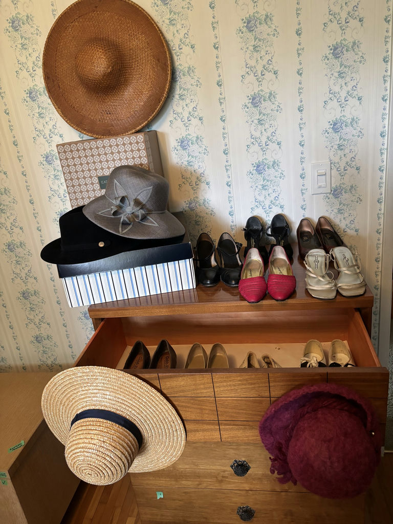 Tilley Fedora Hats, Assorted Women's Shoes, Umbrellas - image 1 of 18
