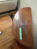 Wooden Three-Drawer Chest, Half-Moon Side Table & Area Rug - thumbnail 11 of 16