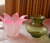 Collection of Colored Glass Vases and Decorative Jar - thumbnail 5 of 9
