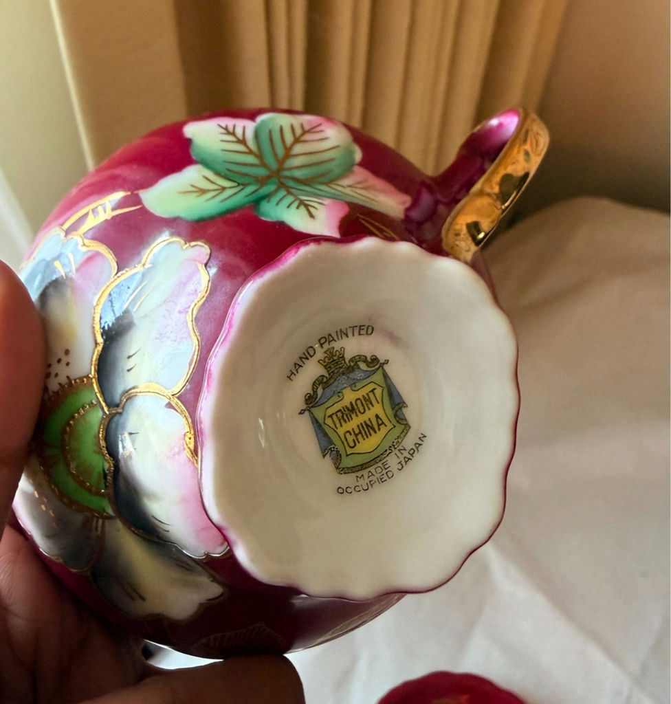 Assorted Vintage Teacups and Saucers Set - image 9 of 17