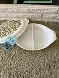 Vintage Pyrex divided serving dish with lid - thumbnail 3 of 5