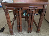 Vintage 1960s 3-Piece Nesting Mahogany Side Tables - thumbnail 7 of 10
