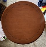 Round Wooden Accent Table - thumbnail 6 of 8
