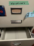 Four-Drawer Metal Filing Cabinet WITH keys - thumbnail 2 of 4