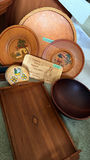 Assorted Wooden Serving Trays, Bowls, and Kitchen Items - thumbnail 1 of 18