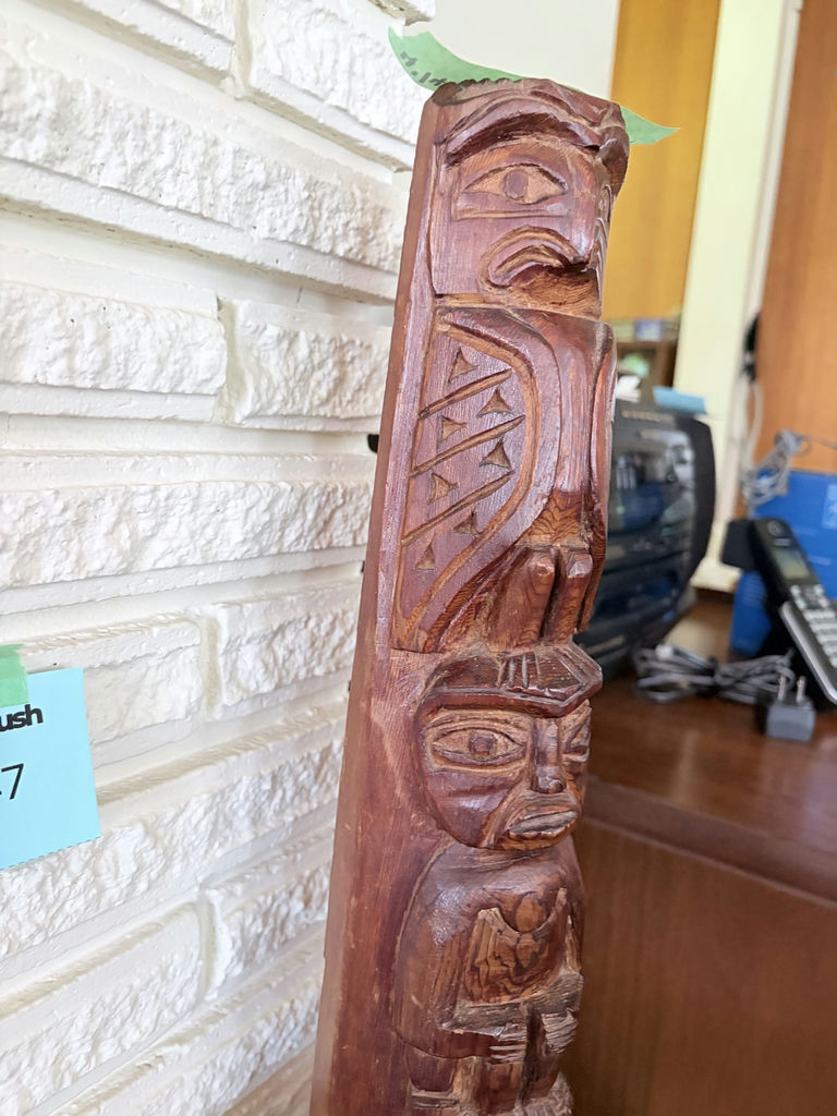 Carved Wooden Totem Poles - image 3 of 6