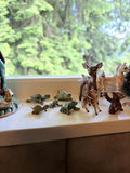 Assorted ceramic animal figurines and miniature rock garden - thumbnail 3 of 8