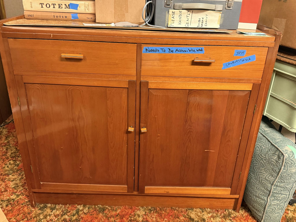 Wood Storage Cabinet with Drawers - image 2 of 12