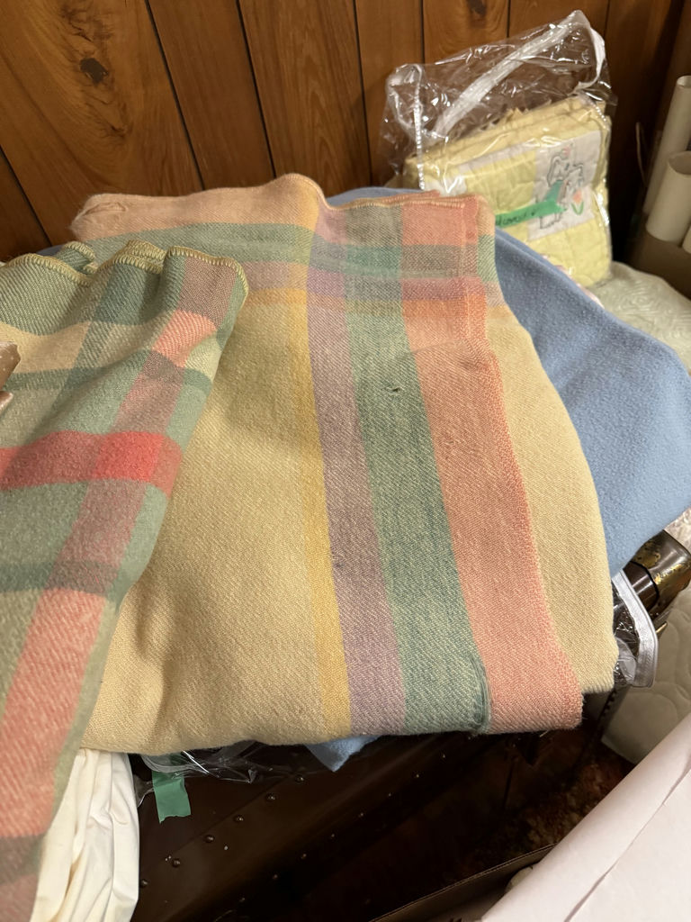 Assorted Bedding Items Including Comforter, Quilts, and Blankets - image 1 of 6