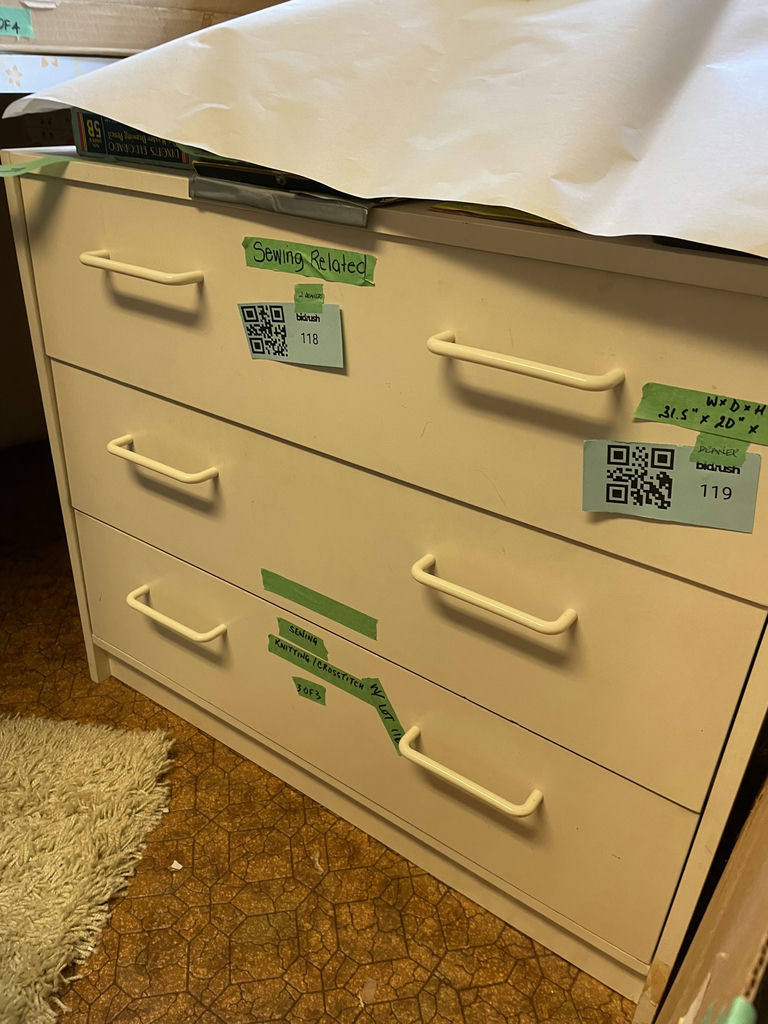 White Three-Drawer Storage Cabinet - image 1 of 4